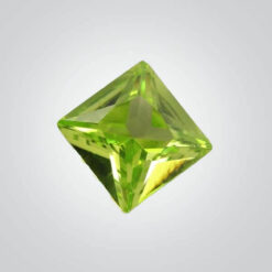 Cubic Zirconia Apple Green, Square