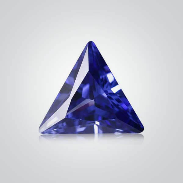 Cubic Zirconia Tanzanite, Triangle