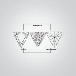 Cubic Zirconia Apple Green, Triangle