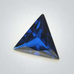 Cubic Zirconia Blue Sapphire, Triangle