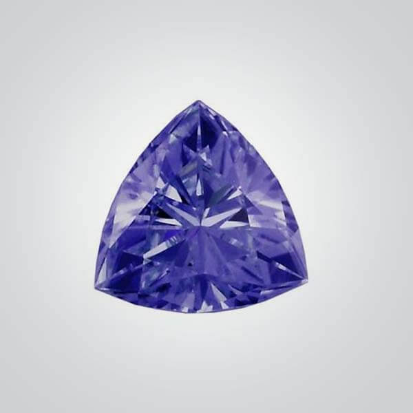 Cubic Zirconia Tanzanite, Trillion