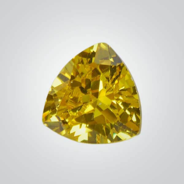 Cubic Zirconia Yellow, Trillion