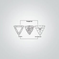 Lab Created Simulated Alexandrite# 46, Triangle