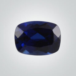 Lab Created Blue Sapphire# 35 (Dark), Cushion