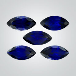 Lab Created Blue Sapphire# 35 (Dark), Marquise