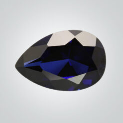 Lab Created Blue Sapphire# 35 (Dark), Pear