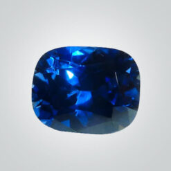 Lab Created Blue Sapphire (Inclusion), Cushion