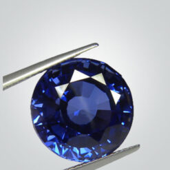 Lab Created Blue Sapphire# 33 (Light), Round