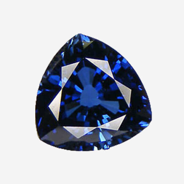 Synthetic Gemstones Blue Sapphire# 34 (Medium), Trillion