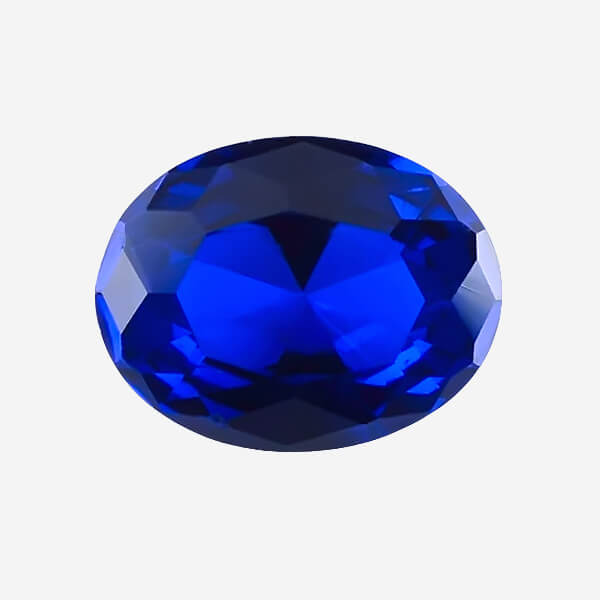Synthetic Gemstones Blue Sapphire# 34 (Medium), Oval
