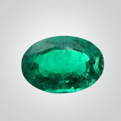 Lab Created Colombian Emerald (Inclusions), Oval