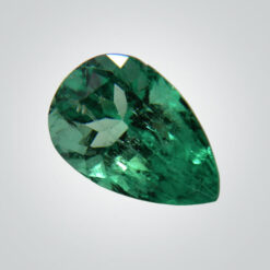 Lab Created Colombian Emerald (Inclusions), Pear