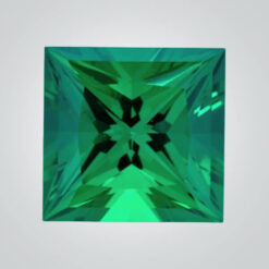 Lab Created Colombian Emerald (Inclusions), Square