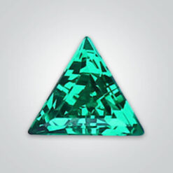 Lab Created Colombian Emerald (Inclusions), Triangle