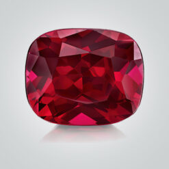 Synthetic Gemstones Pulled Czochralski Ruby, Cushion
