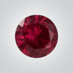Lab Created Dark Ruby# 7, Round