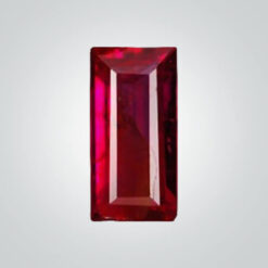 Lab Created Dark Ruby# 7, Baguette