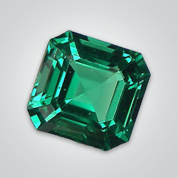 Synthetic Gemstones Emerald (Inclusion), Asscher