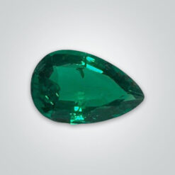 Lab Created Emerald (Inclusion), Pear