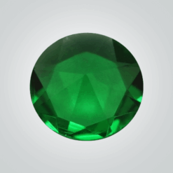 Emerald Green Glass Gemstones