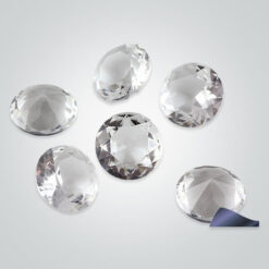 White Glass Gemstones