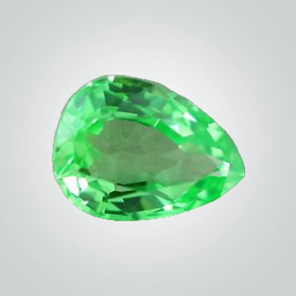 Lab Created Green Sapphire# 73, Triangle