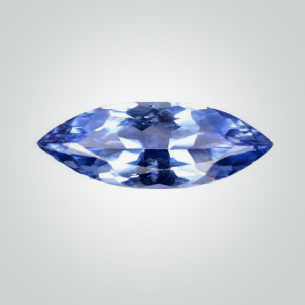 Synthetic Gemstones Pulled Czochralski Cornflower Blue Sapphire, Marquise