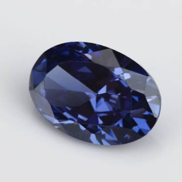 Cubic Zirconia Tanzanite, Oval