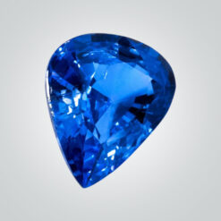 Synthetic Gemstones Pulled Czochralski Blue Spinel, Pear