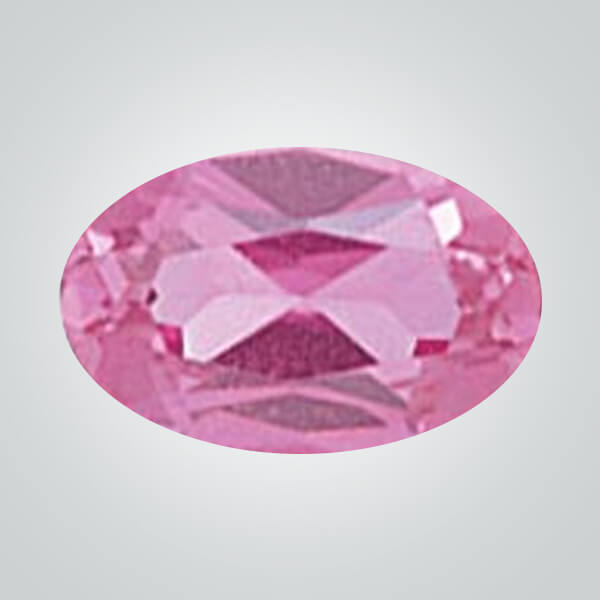 Cubic Zirconia Pink, Oval