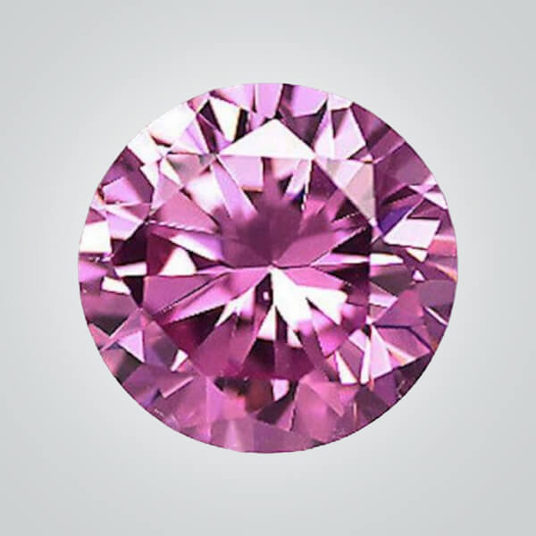 Cubic Zirconia Pink, Round