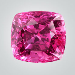Lab Created Pink Sapphire# 3 (Dark), Cushion
