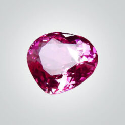 Lab Created Pink Sapphire# 3 (Dark), Heart