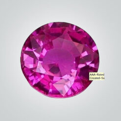 Lab Created Pink Sapphire# 3 (Dark), Round
