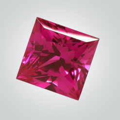 Lab Created Pink Sapphire# 3 (Dark), Square