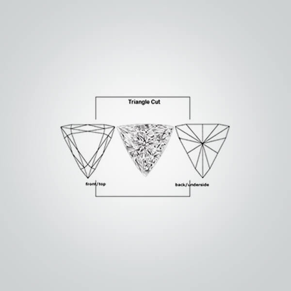 Lab Created Pink Sapphire# 1.5 (Light), Triangle