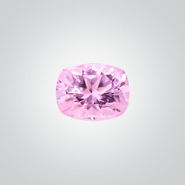 Lab Created Pink Sapphire# 1.5 (Light), Cushion