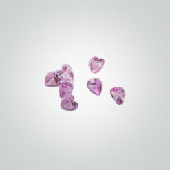 Lab Created Pink Sapphire# 1.5 (Light), Heart