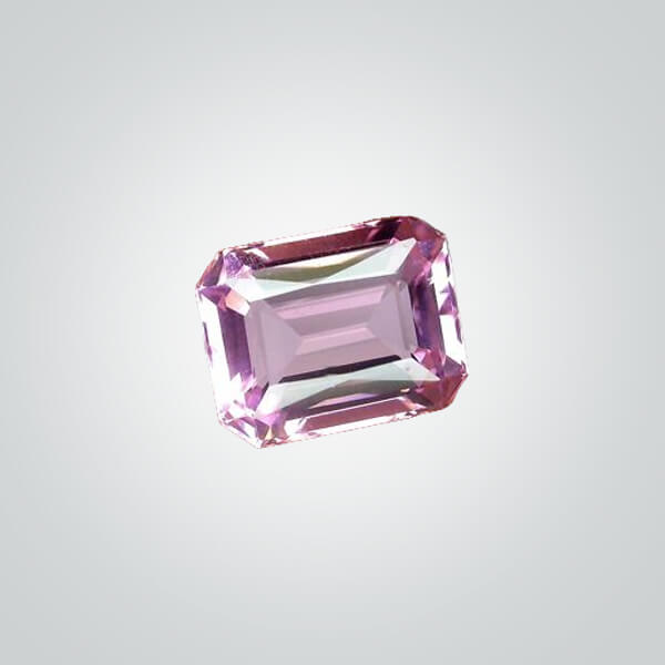 Lab Created Pink Sapphire# 1.5 (Light), Octagon