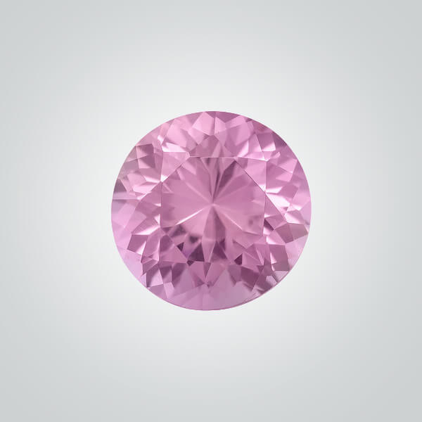Lab Created Pink Sapphire# 1.5 (Light), Round