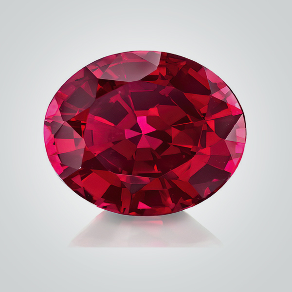 Lab Created Pulled Czochralski Ruby, Round