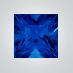 Lab Created Blue Sapphire# 34 (Medium), Square