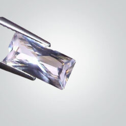Lab Created White Sapphire# 12, Baguette
