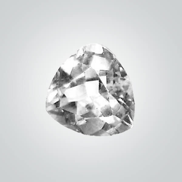 Lab Created White Sapphire# 12, Trillion