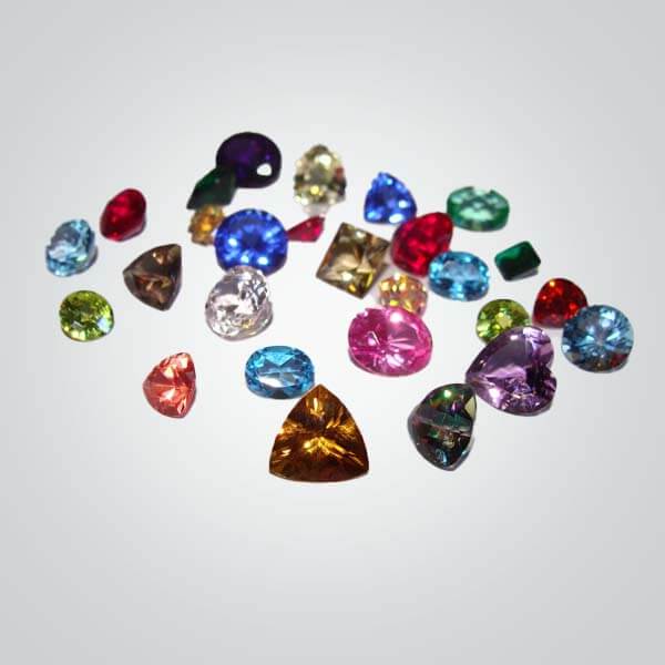 Cubic Zirconia Multi-Color Mixed Lot Special Color, Mixed Shape