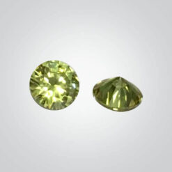 Cubic Zirconia Color Change Apple Green To Peridot