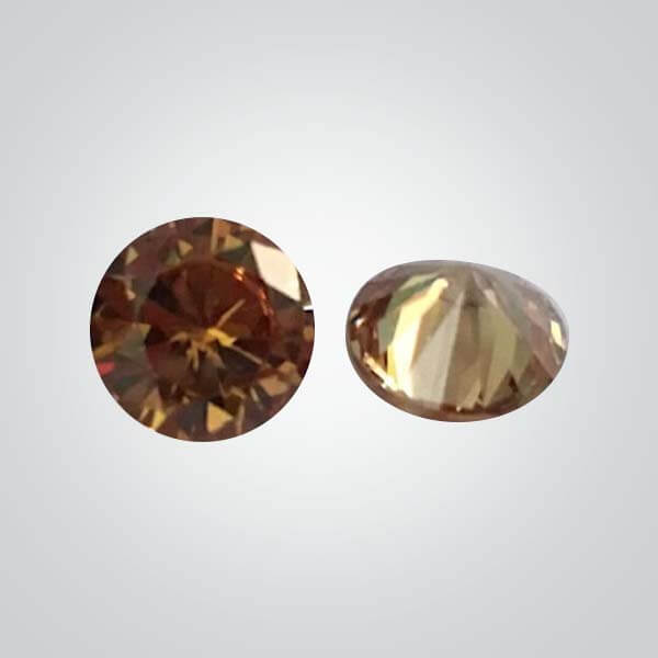 Cubic Zirconia Color Change Brown To Champagne