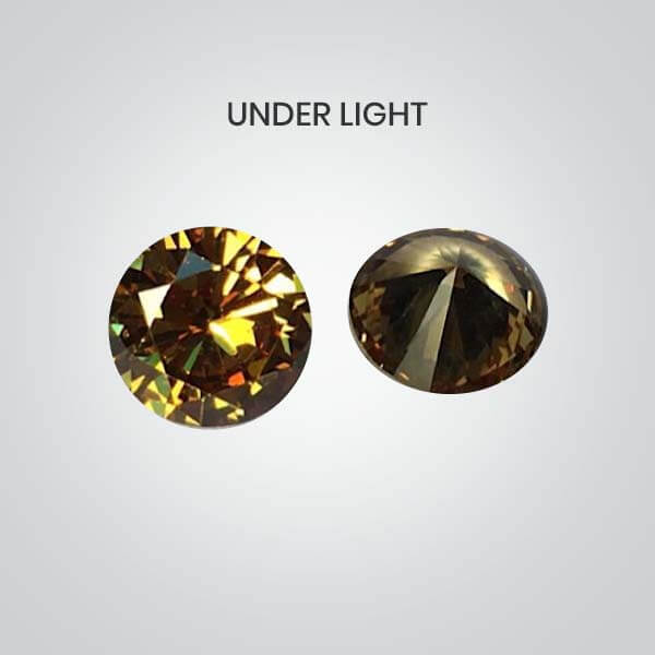 Cubic Zirconia Color Change Brown To Champagne - Image 2