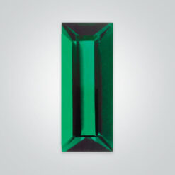 Lab Created Green Quartz, Baguette