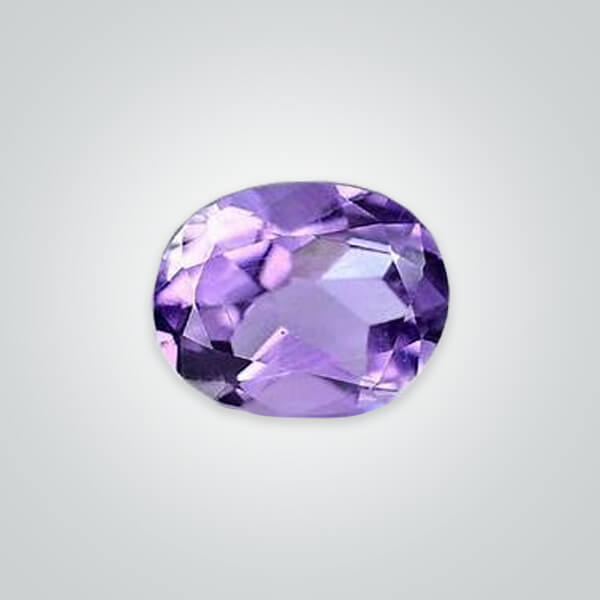 Lab Created Light Amethyst Quartz, Cushion